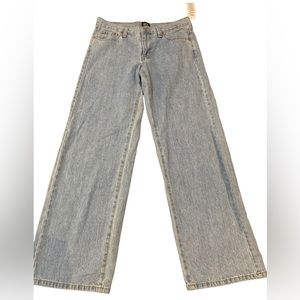 NWT BDG wide leg light wash denim